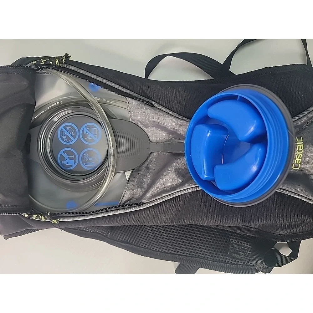 Outdoor Products Castaic Water Reservoir Hydration Backpack Black Gray Festival